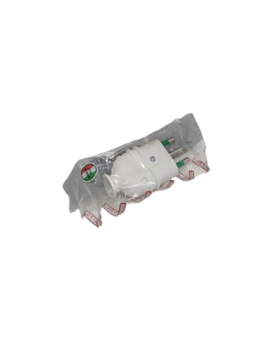 SPINA ELETTRICA 16A 2P+T BIANCO