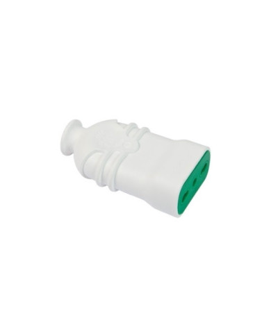 PRESA ELETTRICA 10/16A 2P+T BIANCO