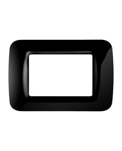 PLACCA 6 POSTI NERO GEWISS