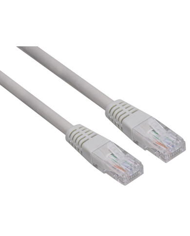 CAVO PATCH UTP CAT. 6 CON 2 SPINE RJ45 15MT GRIGIO