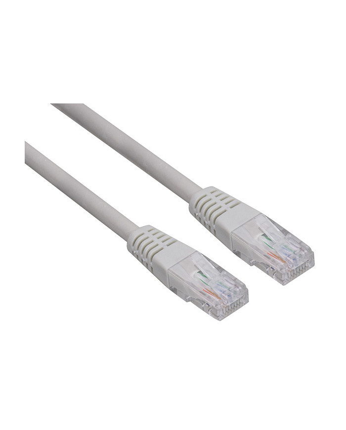 CAVO PATCH UTP CAT. 6 CON 2 SPINE RJ45 15MT GRIGIO