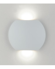 APPLIQUE LED DA PARETE BIANCO 2X3W 520LM CCT IP54 5X12,8CM