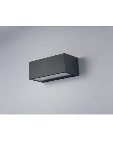APPLIQUE LED DA PARETE ANTRACITE 35W CCT IP54