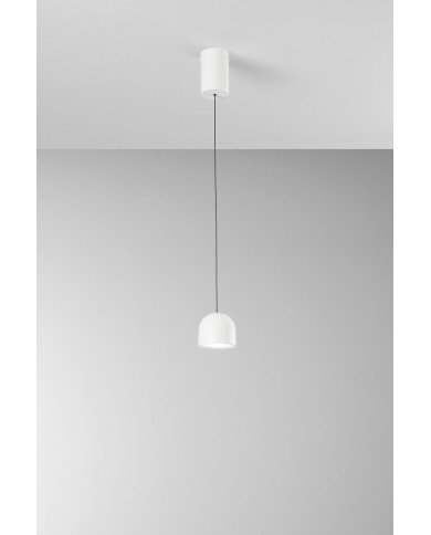 LAMPADARIO A SOSPENSIONE BIANCO IN METALLO 6W