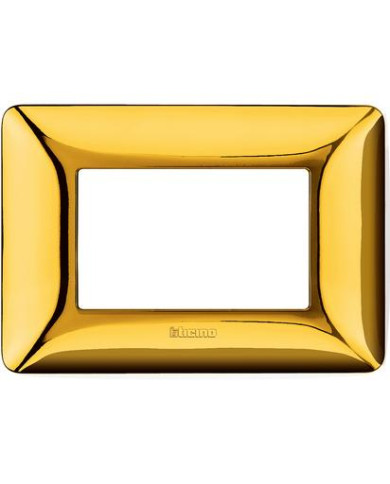 PLACCA MATIX 4 MODULI ORO LUCIDO