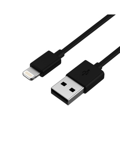 CAVO USB LIGHTNING PER IPHONE NERO 1MT