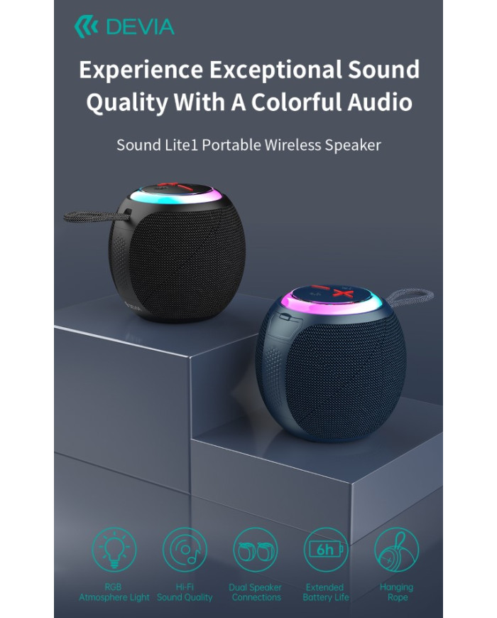ALTOPARLANTE BLUETOOTH 5.3 EM505 POWER 5W NERO