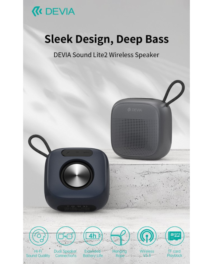 ALTOPARLANTE BLUETOOTH 5.3 EM501 5W NERO