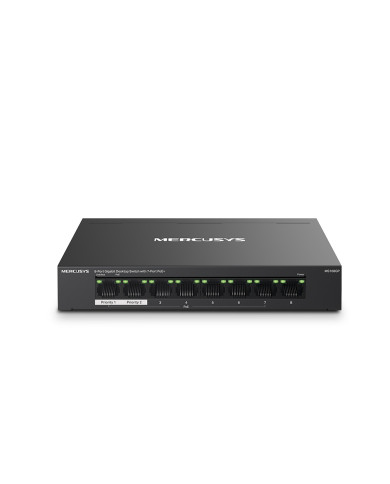 SWITCH DI RETE 8 PORTE GIGABIT CON 7 PORTE POE