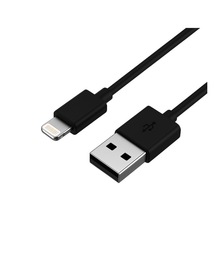 CAVO USB LIGHTNING PER IPHONE NERO 2MT