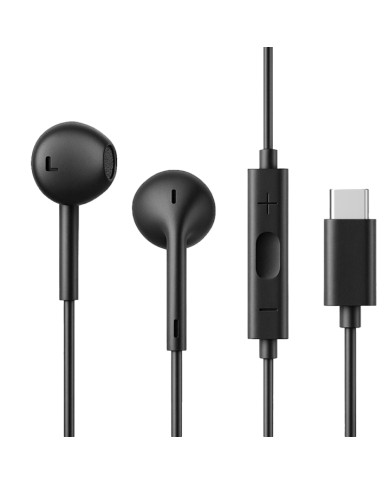 CUFFIE AURICOLARI 3,5MM CON FILO TYPE-C 1,2MT