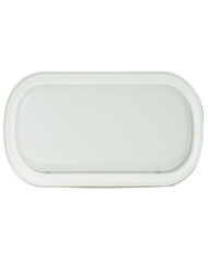 PLAFONIERA A LED OVALE 12W IP65 120° TRICOLOR 3000K/4000K/6500K 220VAC LM1200 205X105MM H.47
