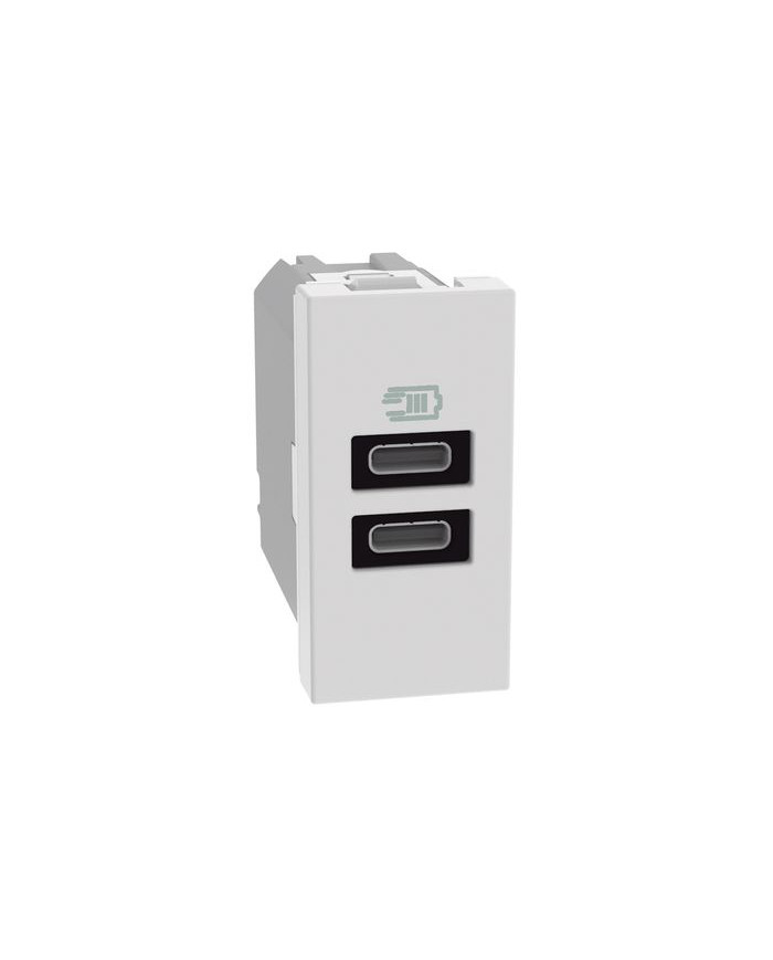 CONNETTORE USB SERIE MATIX CON 2 PORTE TIPO C 15W
