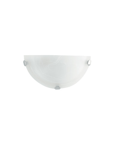 PLAFONIERA DUNA BIANCO 1XE27 30X9X15CM