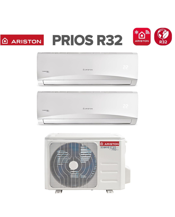 CONDIZIONATORE DUAL PRIOS NET 25-35 9000+12000 BTU