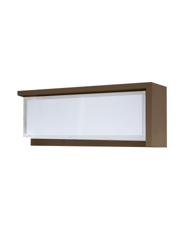 APPLIQUE LED RETTANGOLARE CORTEN IP65 24W TRICOLOR
