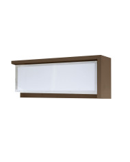 APPLIQUE LED RETTANGOLARE CORTEN IP65 24W TRICOLOR