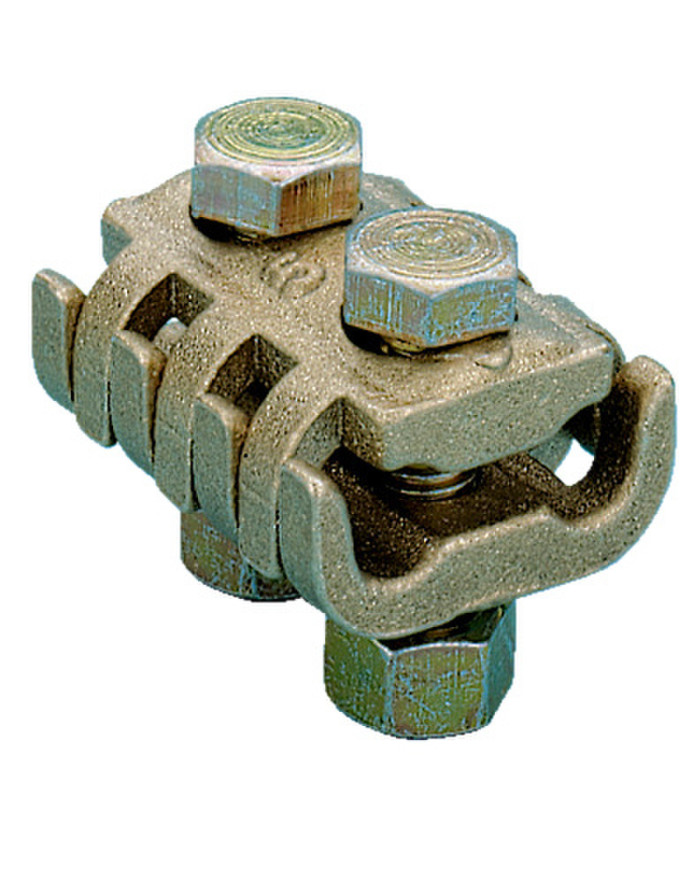 MORSETTO A PETTINE 2 BULLONI PER CAVI 6/8MM