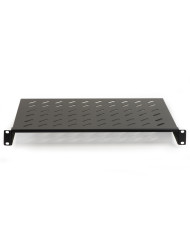 RIPIANO PER ARMADIO A MURO RACK 19" 1 UNITA' 300M COLORE NERO