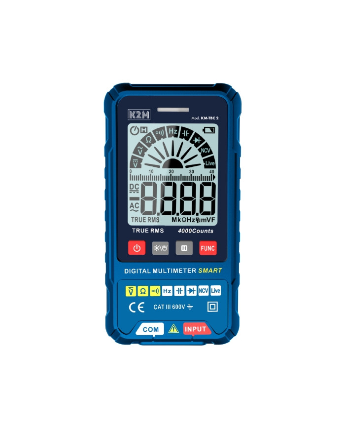 MULTIMETRO DIGITALE SMART AUTOMATICO KM-TBC2