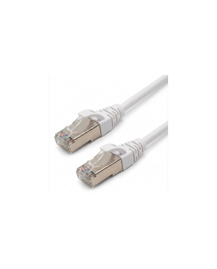 CAVO PATCH DI RETE S/FTP CAT.6A RJ45 1MT BIANCO