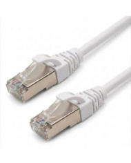 CAVO PATCH DI RETE S/FTP CAT.6A RJ45 1MT BIANCO