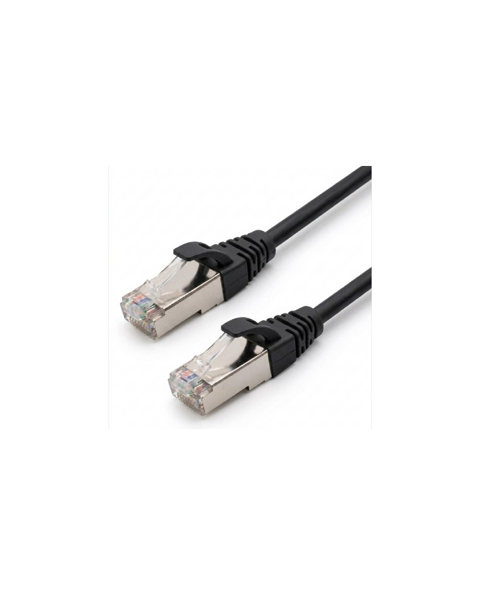 CAVO PATCH DI RETE S/FTP CAT.6A RJ45 1MT NERO