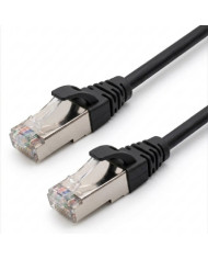 CAVO PATCH DI RETE S/FTP CAT.6A RJ45 1MT NERO