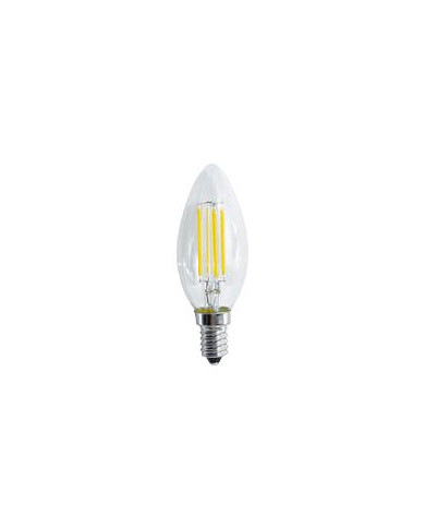 LAMPADA A LED CANDELA E14 4,5W 220V LUCE CALDA