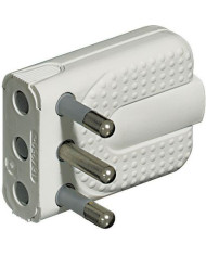 SPINA ELETTRICA A PIPA 16A 2P+T BIANCO