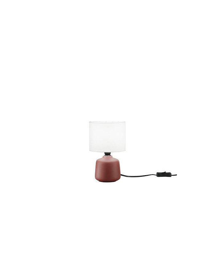 LAMPADA BURANO CON BASE ROSSA IN CERAMICA