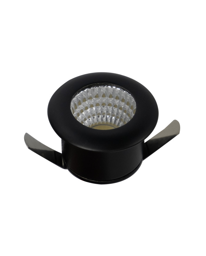 FARETTO DA INCASSO 3W 3CCT 300LM NERO