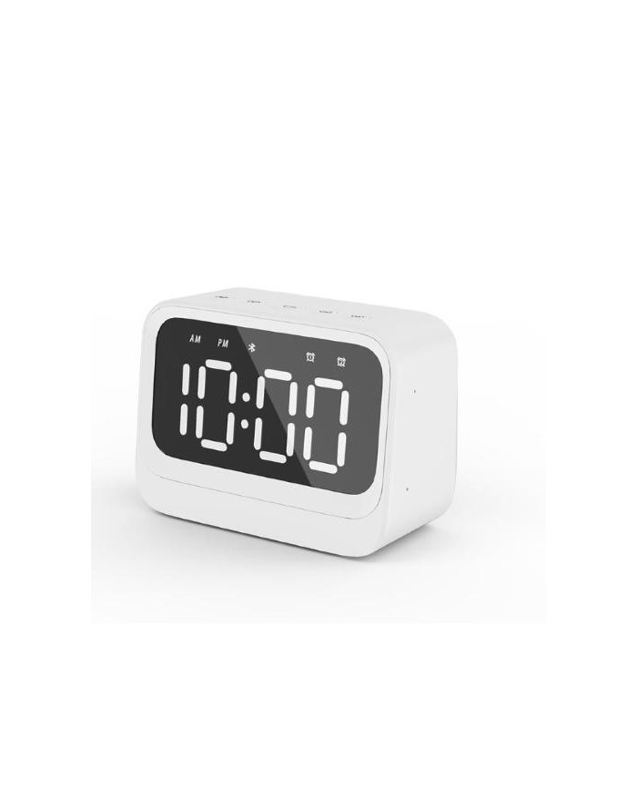 SVEGLIA CON FUNZIONE ALTOPARLANTE BLUETOOTH BIANCO