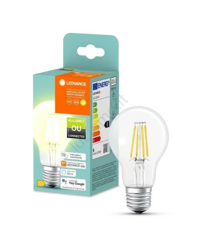LAMPADA A LED FILAMENTO SMART 6W 2700K DIMMERABILE