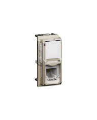 CONNETTORE RJ11 1 MODULO CHAMPAGNE LIVING NOW