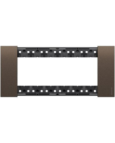 PLACCA 6 MODULI BRONZO LIVING NOW