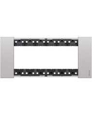 PLACCA 6 MODULI STEEL LIVING NOW