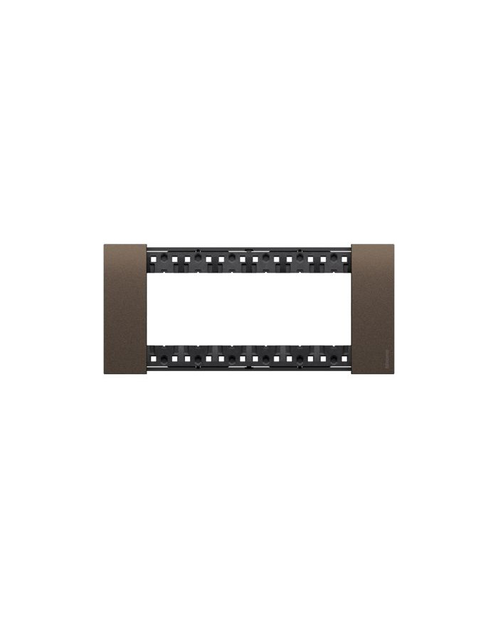 PLACCA 4 MODULI BRONZO LIVING NOW