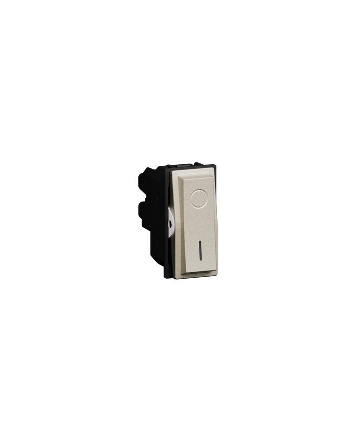 INTERRUTTORE 2P 16 AX 250 VAC CHAMPAGNE LIVING NOW