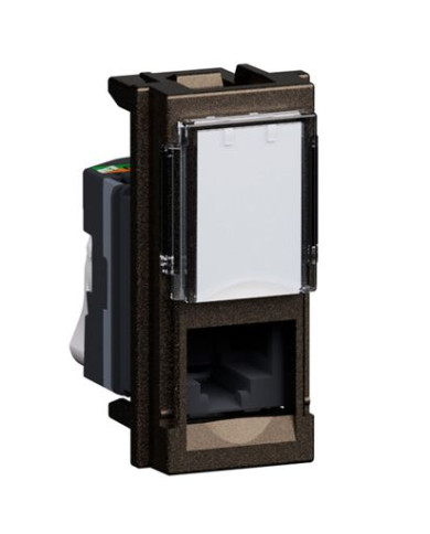 CONNETTORE RJ45 CAT5E TIPO TOOLLESS 1 MODULO