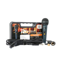MICROFONO UNIDIREZIONALE DINAMICO CONNETTORE XLR CAVO 5MT CON VALIGIA