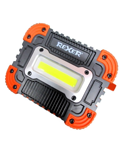 FARO LED COB PORTATILE CON PANNELLO SOLRE RIC. 10W