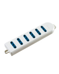 MULTIPRESA 6 PRESE 10/16A 2P+T BIANCO