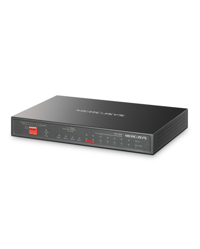 SWITCH DESKTOP 12 PORTE GIGABIT + 8 PORTE POE