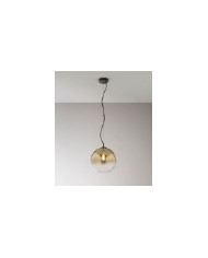 LAMPADA A SOSPENSIONE I--MARTE-S25 ORO