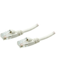 CAVO PATCH UTP CAT.6 CON 2 SPINE RJ45 10MT GRIGIO