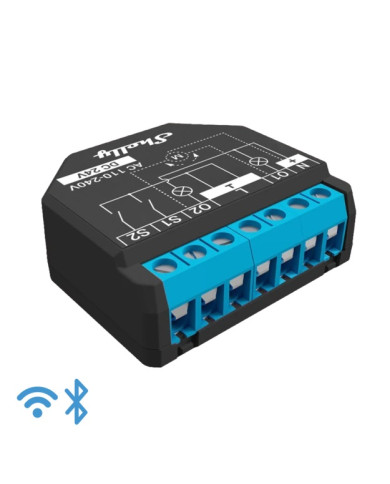 SMART RELE PER TAPPARELLE 16A AC/DC WIFI/BT + PM