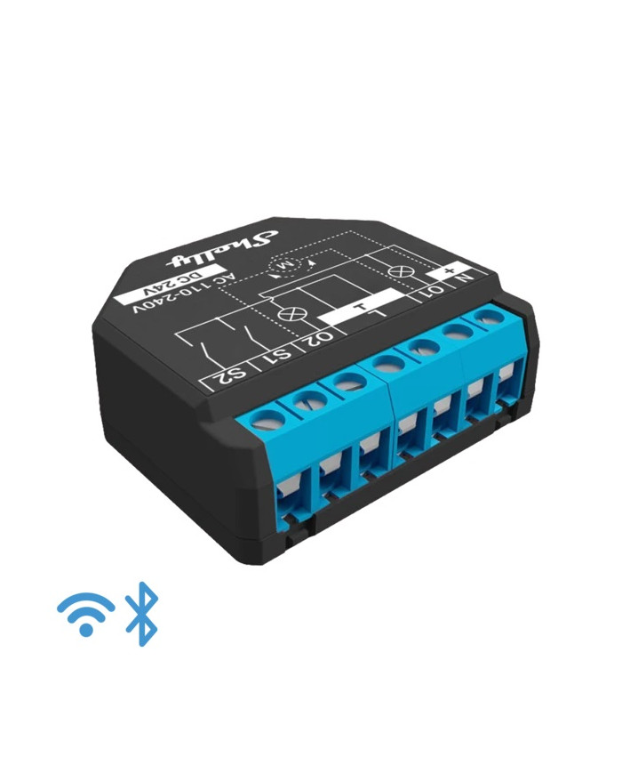 SMART RELE PER TAPPARELLE 16A AC/DC WIFI/BT + PM