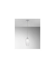 LAMPADA A SOSPENSIONE MAJESTY TRASPARENTE IN VETRO