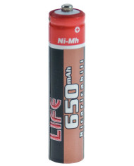 MINISTILO RICARICABILE 650 MAH NI-MH BL 2PZ LIFE